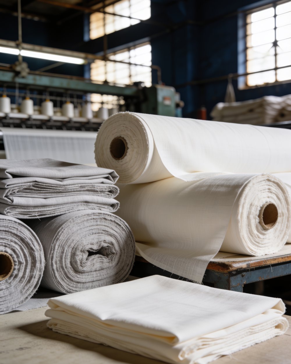 Poly-Cotton Fabric — Poly-Cotton Fabric — mill photo